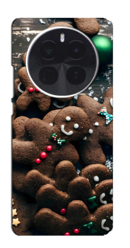 Чехол с принтом "Новогодние человечки" для Realme GT5 Pro