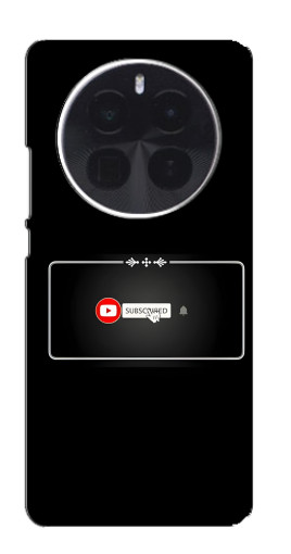 Силиконовый чехол с изображением "subscribed" для Realme GT5 Pro