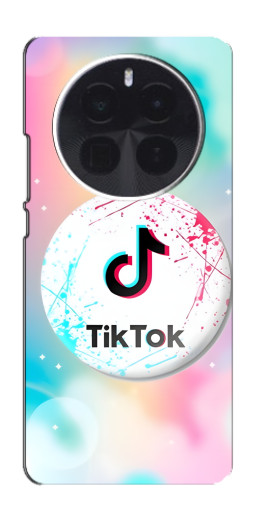 Чехол с принтом "TikTok принт" для Realme GT5 Pro