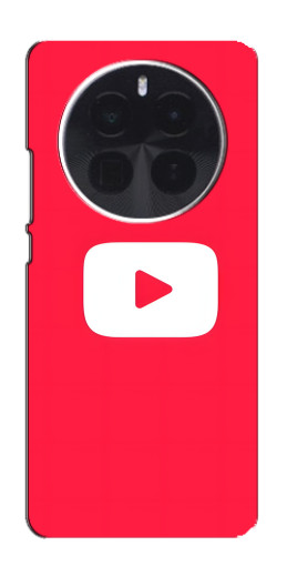 Чехол с картинкой "YouTube Кнопка" для Realme GT5 Pro