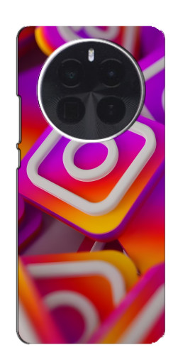 Чехол с печатью "Значки Инстаграм" для Realme GT5 Pro
