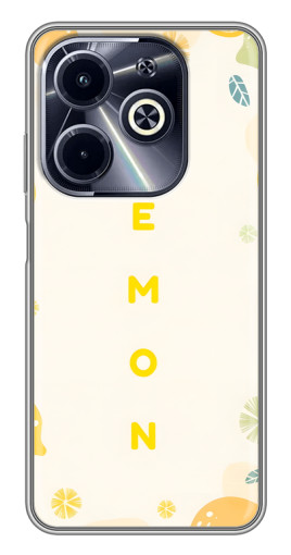 Чехол с картинкой "Lemon" для Infinix Hot 40i