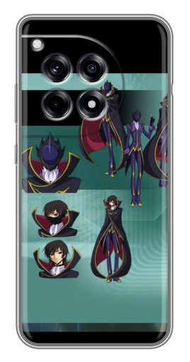 Силиконовый чехол с изображением "Коллаж Лелуш" для OnePlus 12 Pro