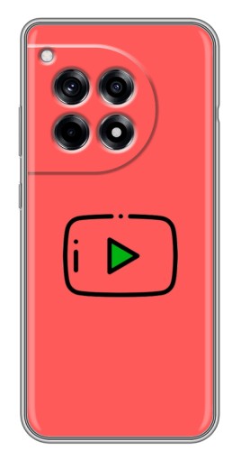 Чехол с картинкой "Рисованная кнопка" для OnePlus 12 Pro