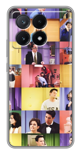 Чехол с принтом "Актеры Друзья" для Xiaomi POCO X6 Pro (5G)