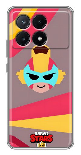 Силиконовый чехол с изображением "АРТ MAX" для Xiaomi POCO X6 Pro (5G)