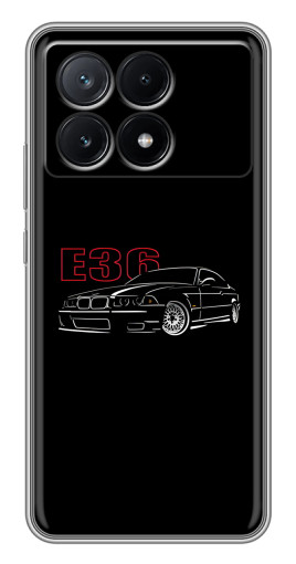 Чехол с принтом "BMW E36" для Xiaomi POCO X6 Pro (5G)