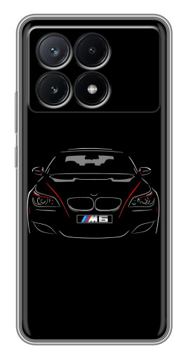 Силиконовый чехол с изображением "BMW M5" для Xiaomi POCO X6 Pro (5G)