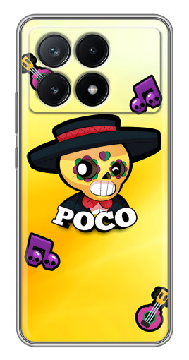 Чехол с печатью "Боец Поко" для Xiaomi POCO X6 Pro (5G)