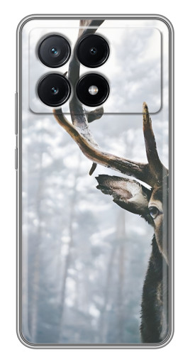 Силиконовый чехол с изображением "Большой олень" для Xiaomi POCO X6 Pro (5G)