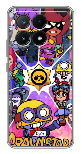 Силиконовый чехол с изображением "Brawl заставка" для Xiaomi POCO X6 Pro (5G)
