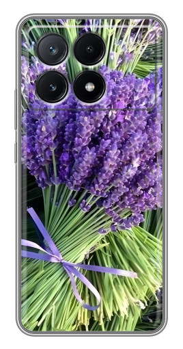 Чехол с печатью "Букет лаванды" для Xiaomi POCO X6 Pro (5G)