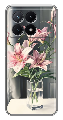 Чехол с печатью "Букет лилии" для Xiaomi POCO X6 Pro (5G)