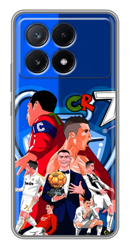Чехол с картинкой "CR7" для Xiaomi POCO X6 Pro (5G)