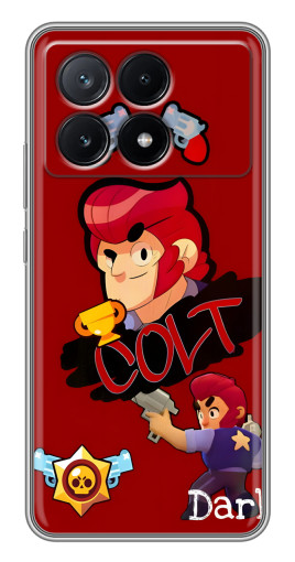 Силиконовый чехол с изображением "Dark Colt" для Xiaomi POCO X6 Pro (5G)