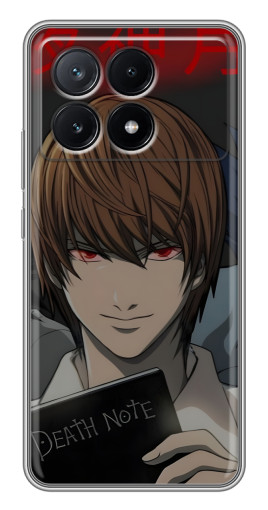 Чехол с печатью "Death Note" для Xiaomi POCO X6 Pro (5G)