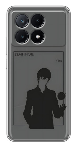 Силиконовый чехол с изображением "Death Note Кира" для Xiaomi POCO X6 Pro (5G)