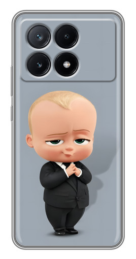 Чехол с картинкой "Деловой ребенок" для Xiaomi POCO X6 Pro (5G)