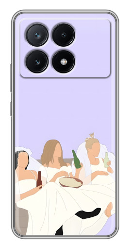 Чехол с печатью "Девушки Друзья" для Xiaomi POCO X6 Pro (5G)