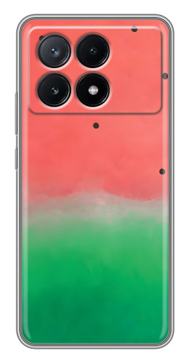 Силиконовый чехол с изображением "Дизайн арбуза" для Xiaomi POCO X6 Pro (5G)