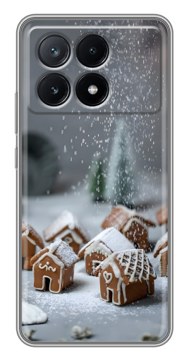 Чехол с принтом "Домики из пряников" для Xiaomi POCO X6 Pro (5G)