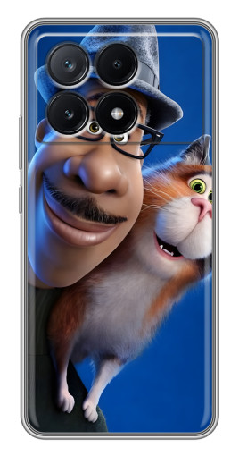 Чехол с печатью "Джо и кот" для Xiaomi POCO X6 Pro (5G)