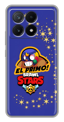 Силиконовый чехол с изображением "El Primo в маске" для Xiaomi POCO X6 Pro (5G)
