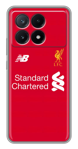 Силиконовый чехол с изображением "Форма Liverpool" для Xiaomi POCO X6 Pro (5G)