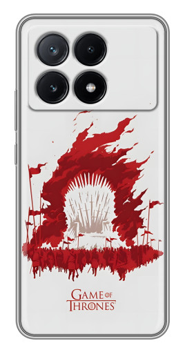 Чехол с принтом "Game Of Thrones" для Xiaomi POCO X6 Pro (5G)
