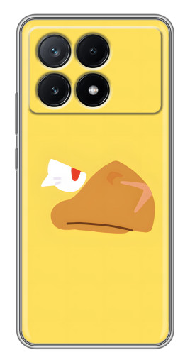 Чехол с принтом "Gold Crow" для Xiaomi POCO X6 Pro (5G)