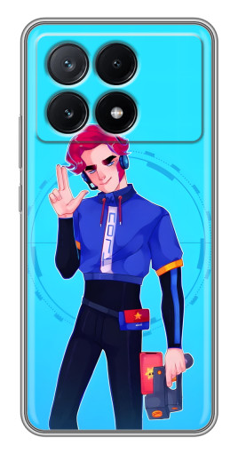 Силиконовый чехол с изображением "Гвардеец Кольт" для Xiaomi POCO X6 Pro (5G)