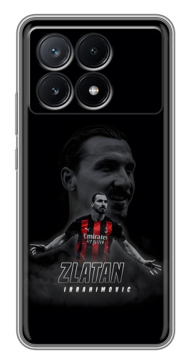 Чехол с печатью "Ибрагимович в Милане" для Xiaomi POCO X6 Pro (5G)
