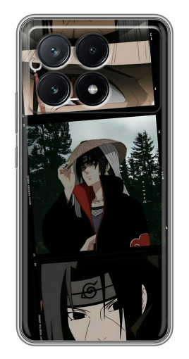 Чехол с картинкой "Итачи на фото" для Xiaomi POCO X6 Pro (5G)