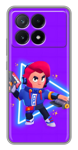 Чехол с принтом "Кольт в наушниках" для Xiaomi POCO X6 Pro (5G)