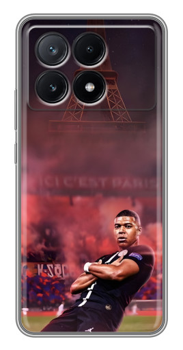Чехол с принтом "Король ПСЖ Мбаппе" для Xiaomi POCO X6 Pro (5G)