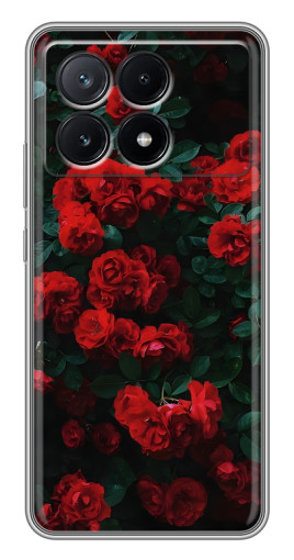 Чехол с печатью "Красные розы" для Xiaomi POCO X6 Pro (5G)