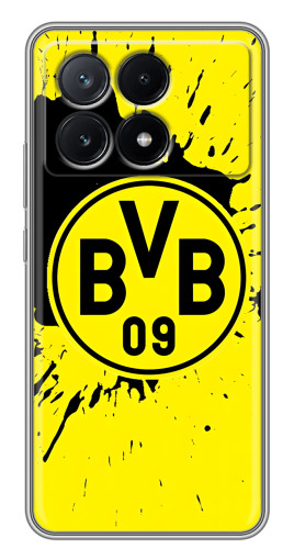 Чехол с печатью "Красочный лого BVB" для Xiaomi POCO X6 Pro (5G)