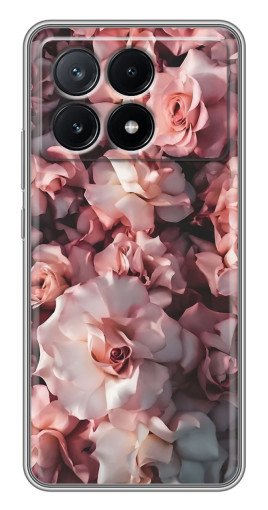 Чехол с принтом "Куст роз" для Xiaomi POCO X6 Pro (5G)