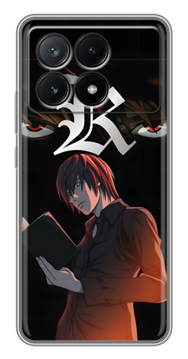 Чехол с картинкой "Лайт Ягами Death Note" для Xiaomi POCO X6 Pro (5G)