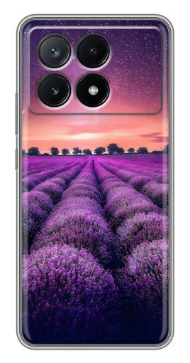 Чехол с печатью "Лавандовое поле" для Xiaomi POCO X6 Pro (5G)