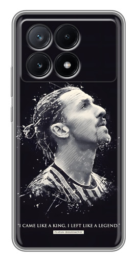 Чехол с печатью "Легенда Ибрагимович" для Xiaomi POCO X6 Pro (5G)