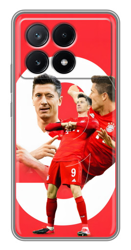 Чехол с картинкой "Левандовски" для Xiaomi POCO X6 Pro (5G)