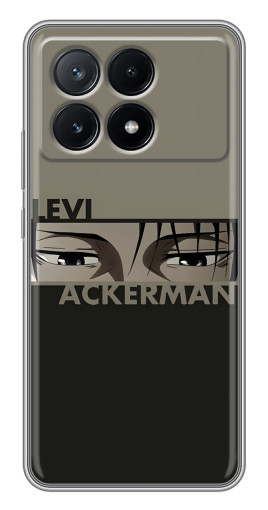 Силиконовый чехол с изображением "Levi Anime" для Xiaomi POCO X6 Pro (5G)