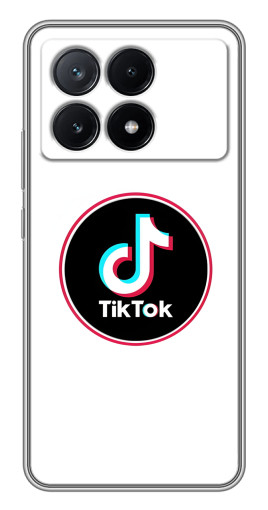 Чехол с картинкой "Лого Тик Ток" для Xiaomi POCO X6 Pro (5G)