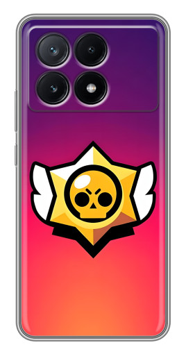 Чехол с принтом "Логотип Brawl Stars" для Xiaomi POCO X6 Pro (5G)
