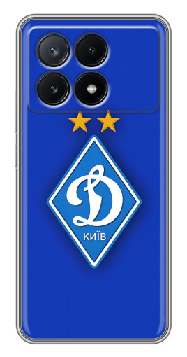 Силиконовый чехол с изображением "Логотип Динамо Киев" для Xiaomi POCO X6 Pro (5G)