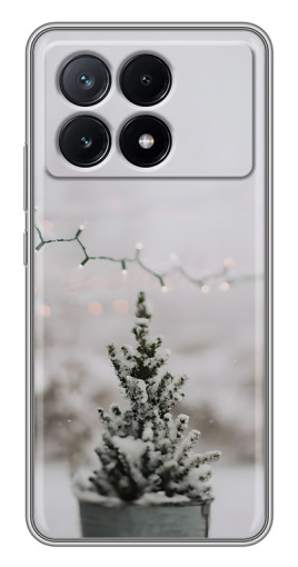 Силиконовый чехол с изображением "Маленькая елка" для Xiaomi POCO X6 Pro (5G)