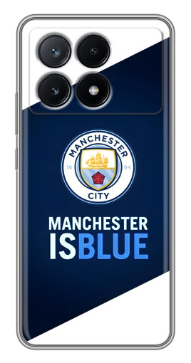 Чехол с принтом "Manchester is Blue" для Xiaomi POCO X6 Pro (5G)