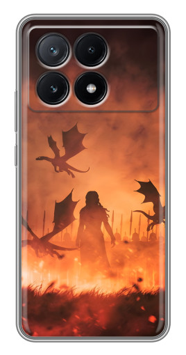 Чехол с печатью "Мать драконов" для Xiaomi POCO X6 Pro (5G)