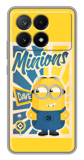 Чехол с картинкой "Minions" для Xiaomi POCO X6 Pro (5G)